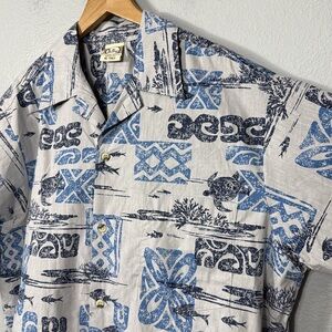 Go Barefoot Classic Old‎ School "Boxy Fit" Patterned Men's Shirt